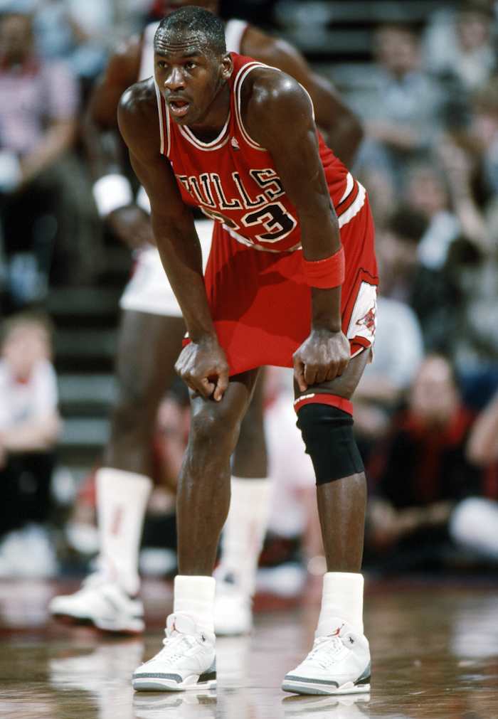Michael Jordan during a game.